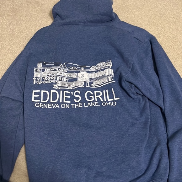 Blue Eddie’s grill hoodie - Picture 2 of 2
